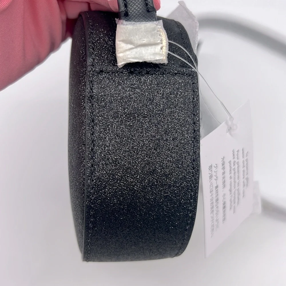 Kate Spade Glimmer Glimmer Oval Camera Bag KE459 Black